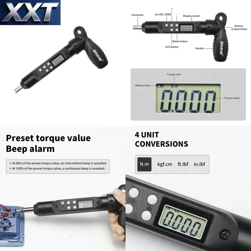 Screwdriver Set - XXT SHAHE 디지털 토크 스크류 드라이버